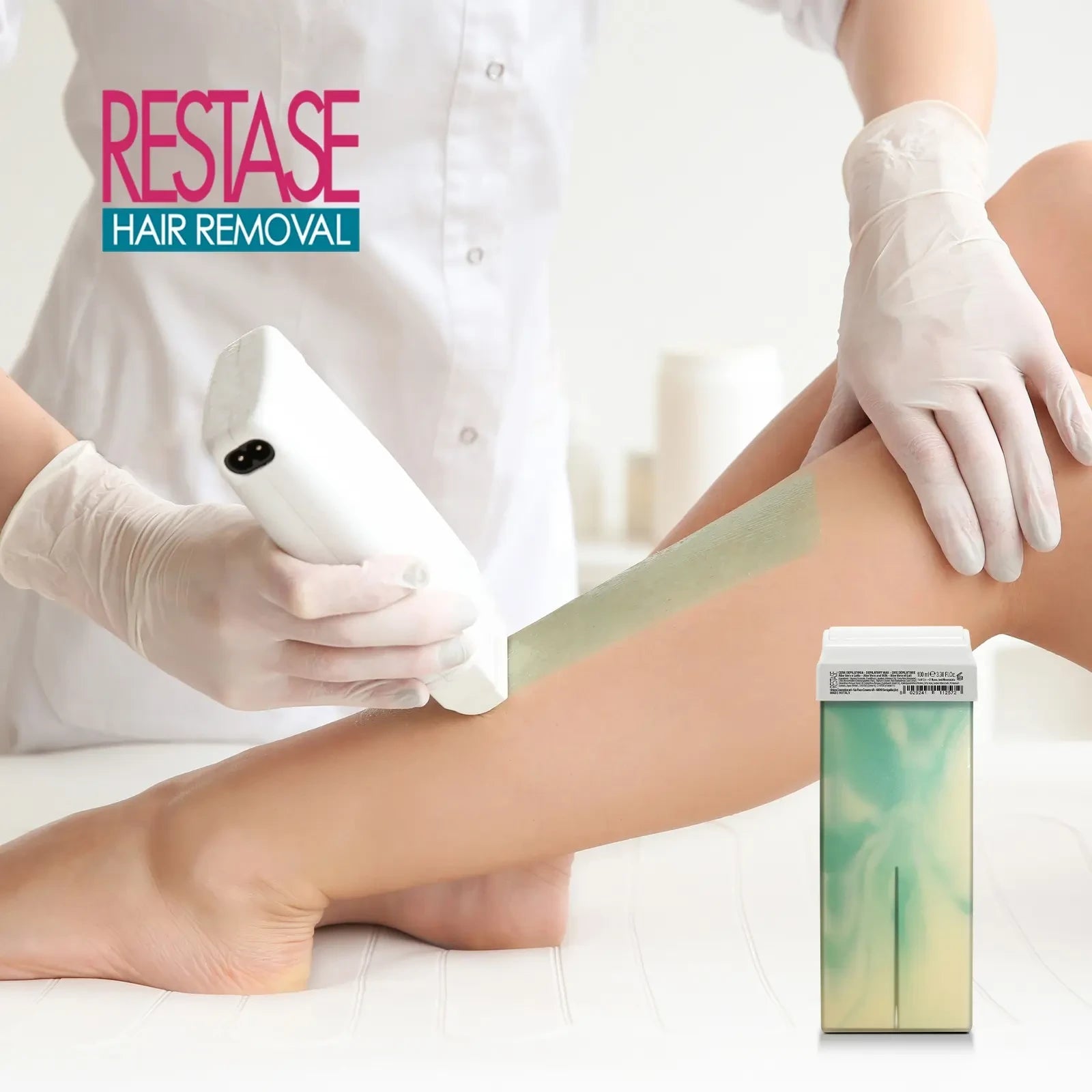 RESTASE CERA DEPILATORIA ALOE VERA E LATTE ROLL-ON 100 ML