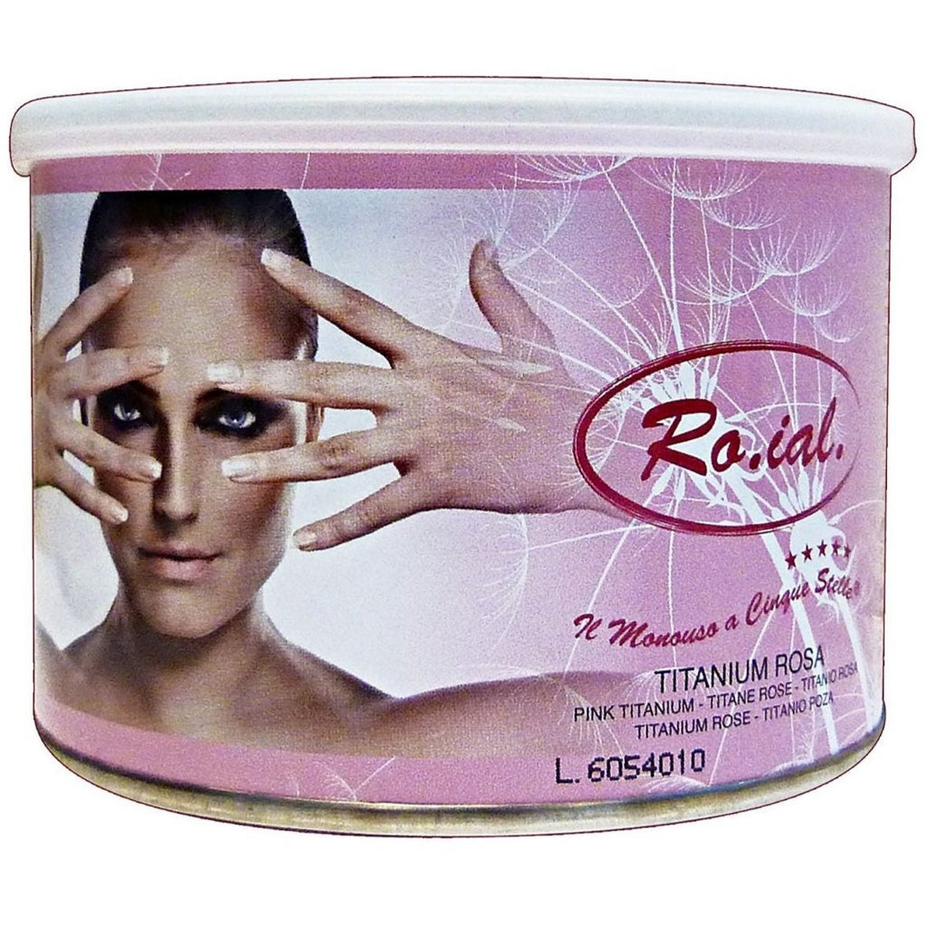 RO.IAL. POT D'ÉPILATION ROSE TITANE 400 ML