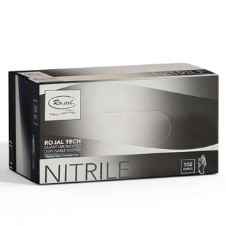 RO.IAL GUANTI MONOUSO NITRILE SENZA TALCO 100 PZ TAGLIA L