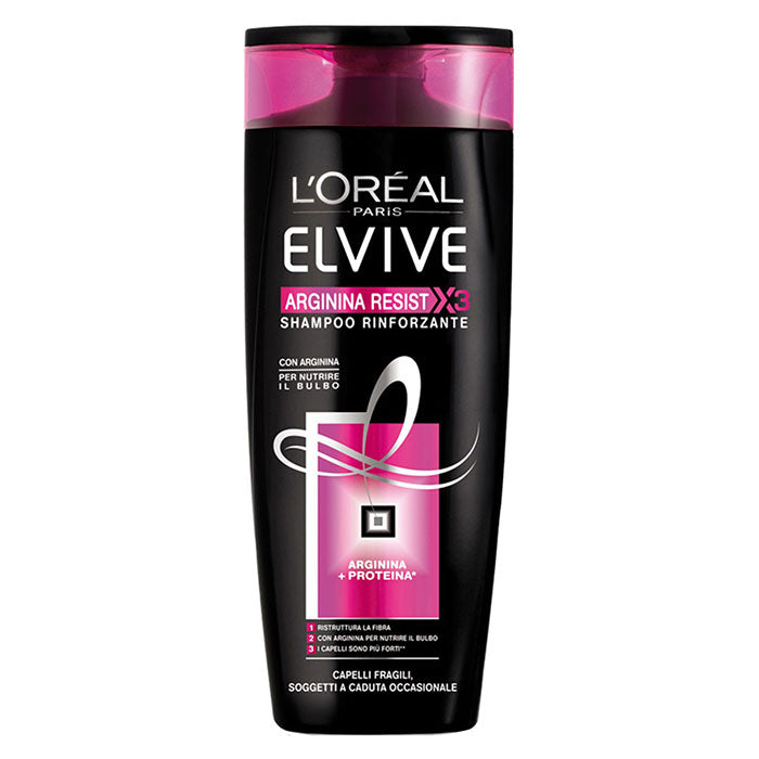 L'OREAL ELVIVE SHAMPOO ARGININE RESIST X3 400 ML - Tre Pi Profumerie
