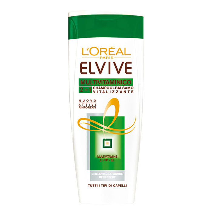 L'OREAL ELVIVE SHAMPOO MULTIVITAMINICO 2 IN 1 400 ML - Tre Pi Profumerie