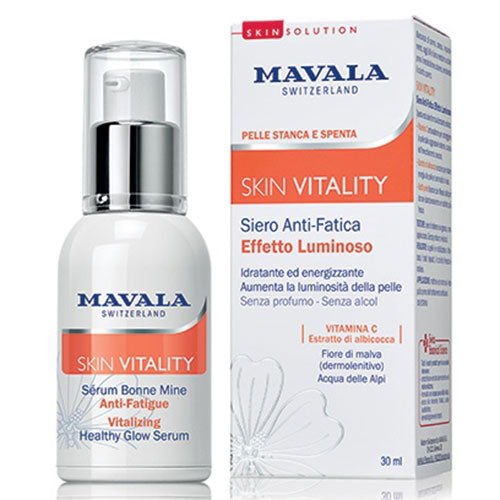 MAVALA SKIN VITALITY SIERO ANTI FATICA EFFETTO LUMINOSO 30 ML - Tre Pi Profumerie